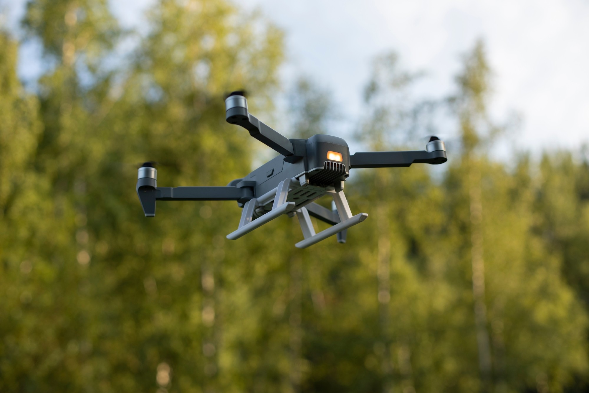 Drone,Take-off.,Quadcopter,With,Lamp.,Propellers,Lift,Camera,Up.,Drone